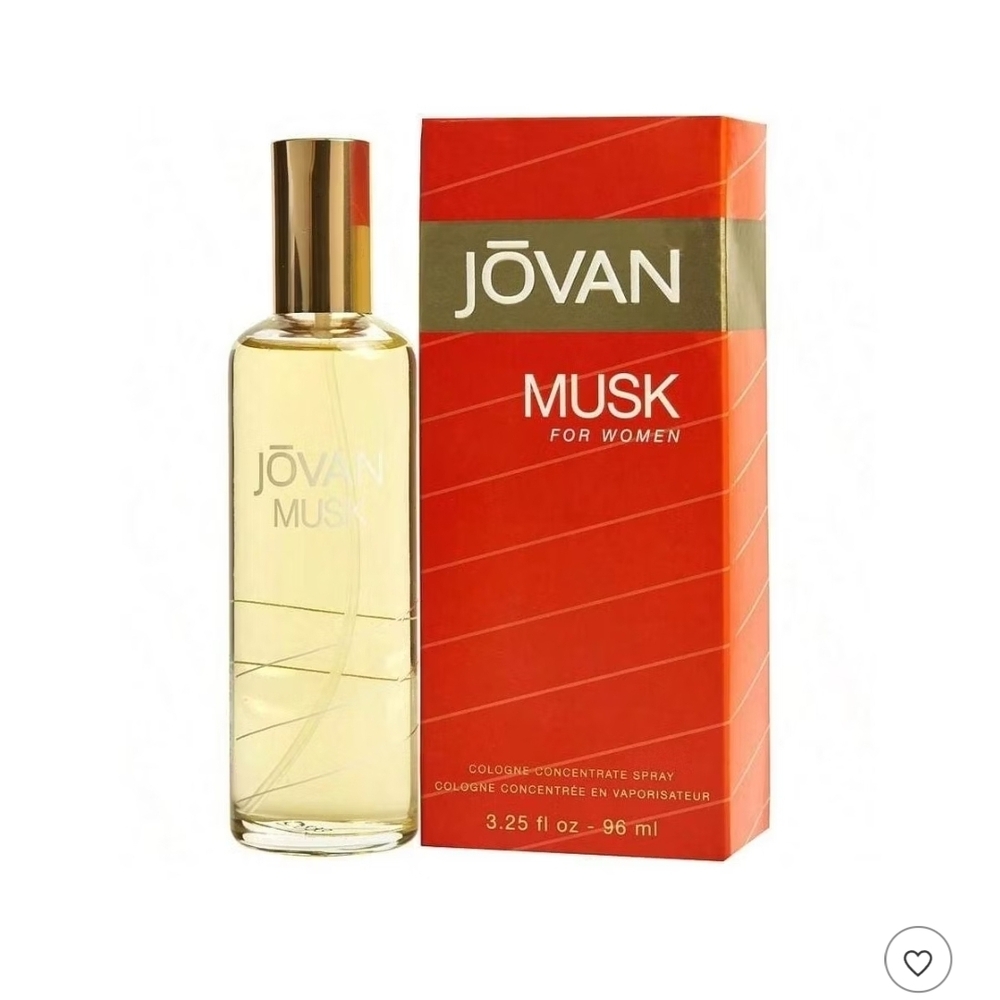 Jovan Musk Spray Cologne for Women - Classic Gold and Red